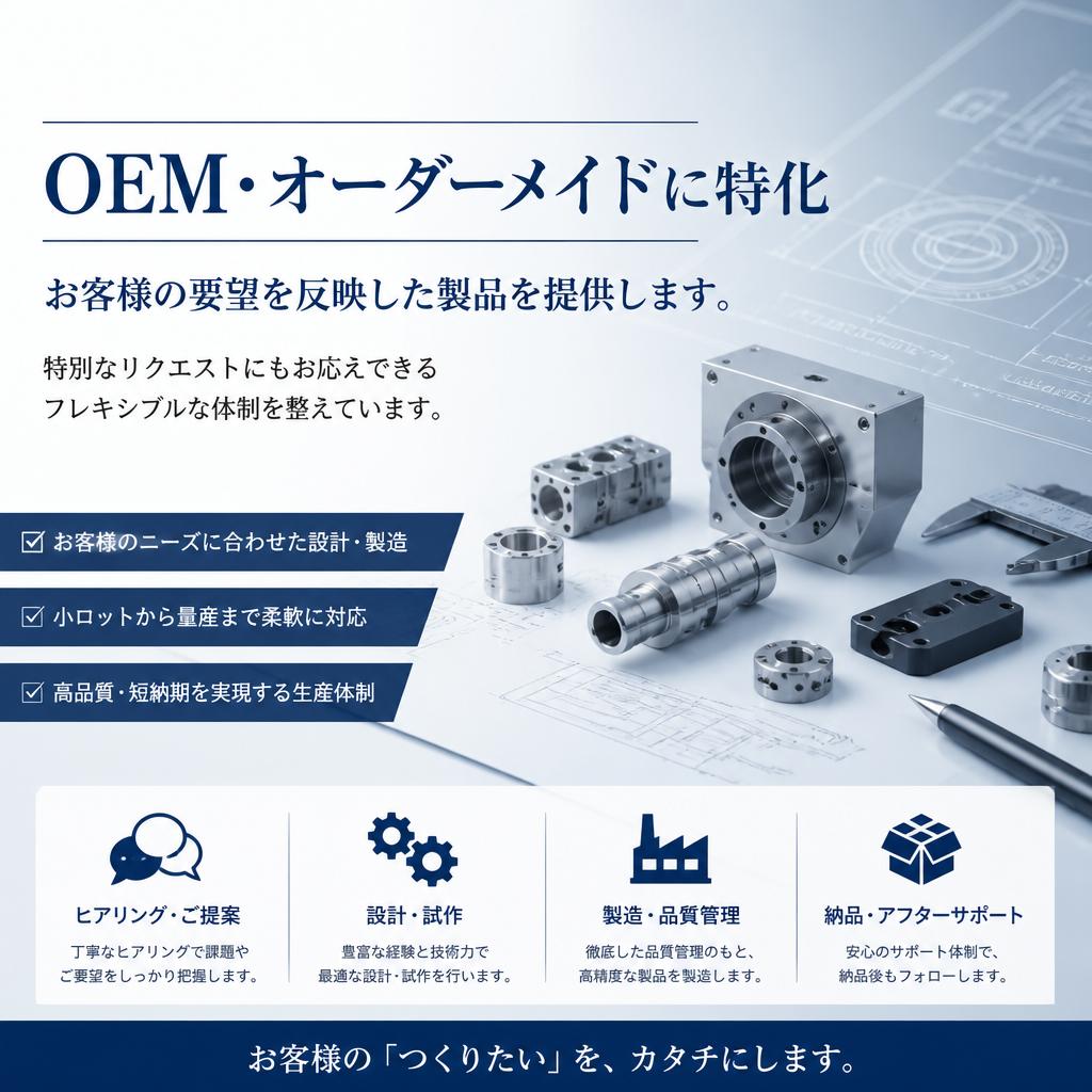 カスタマイズ可能なOEMサービス