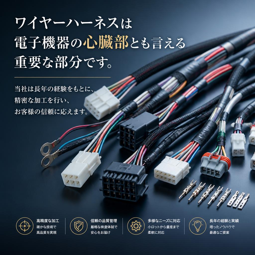 2. ワイヤーハーネス加工のプロフェッショナル
