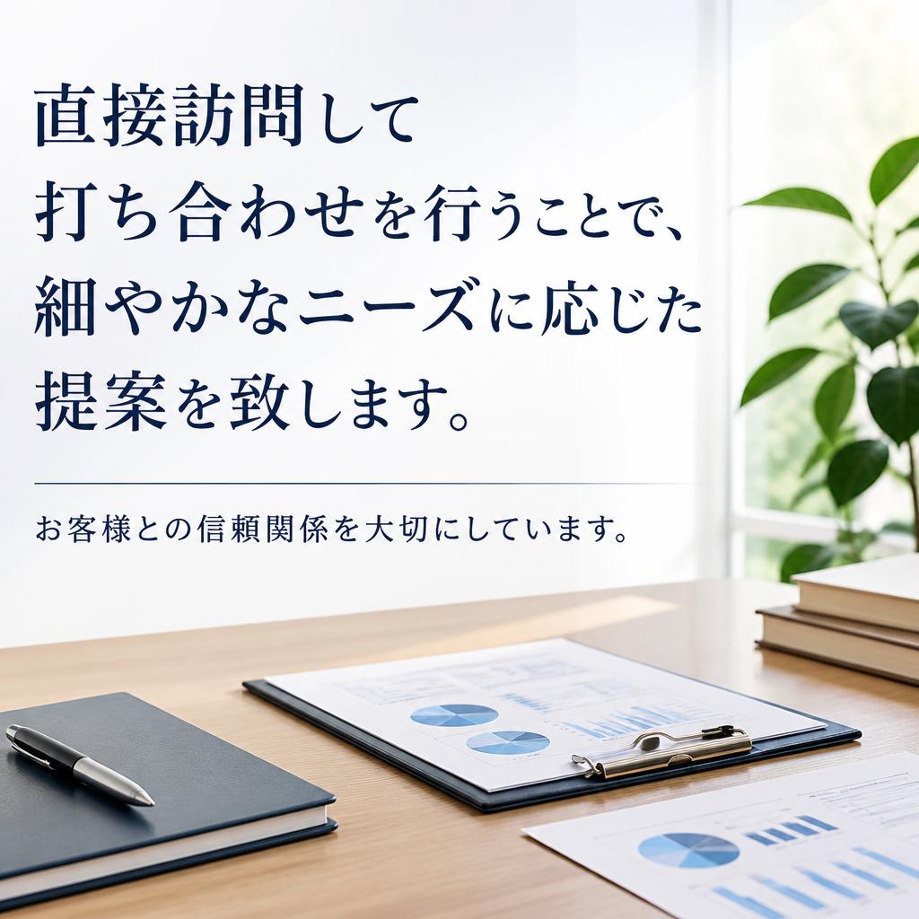 お客様との密なコミュニケーション