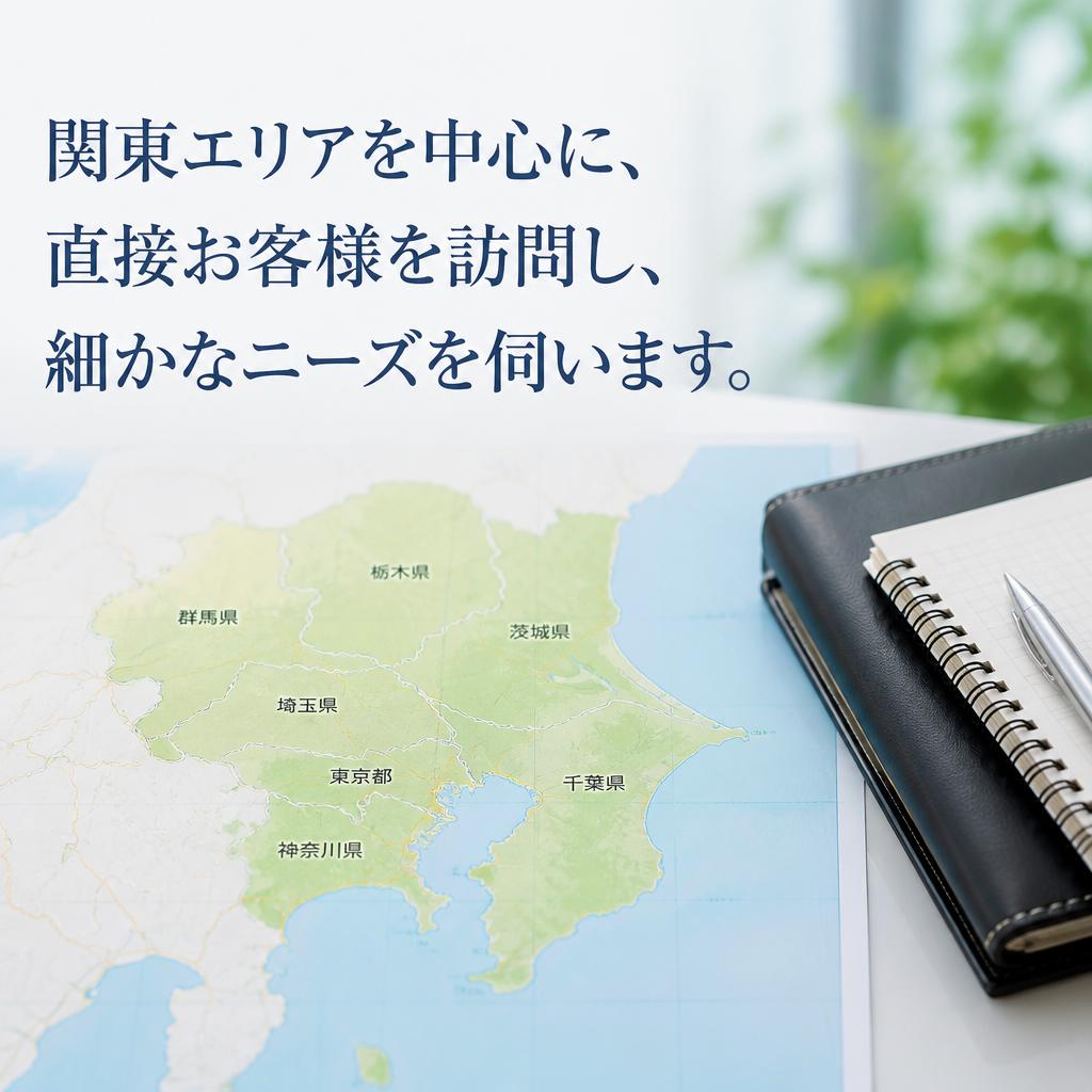 訪問打ち合わせ：直接のやり取りを重視