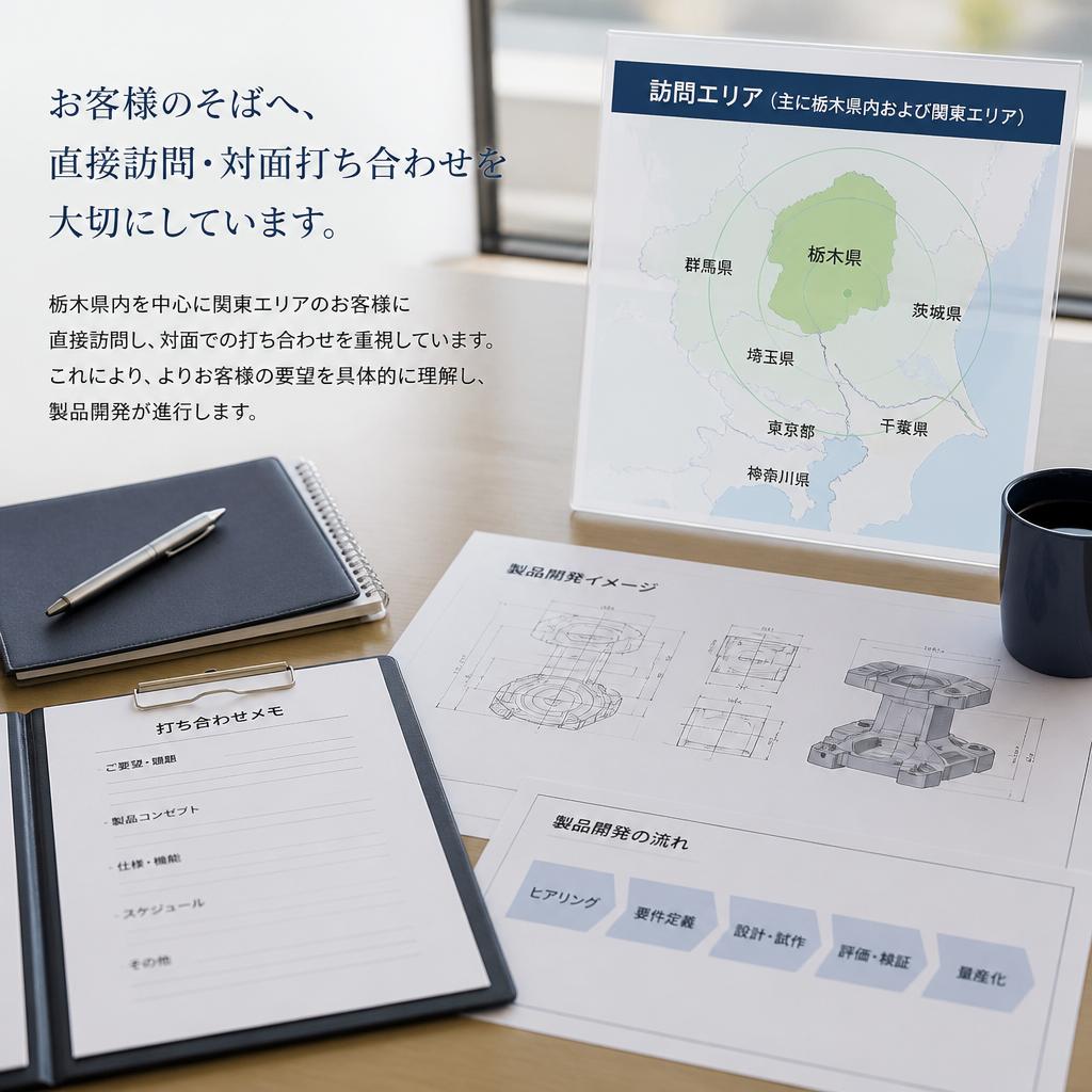 5. 直接訪問での丁寧な打ち合わせ