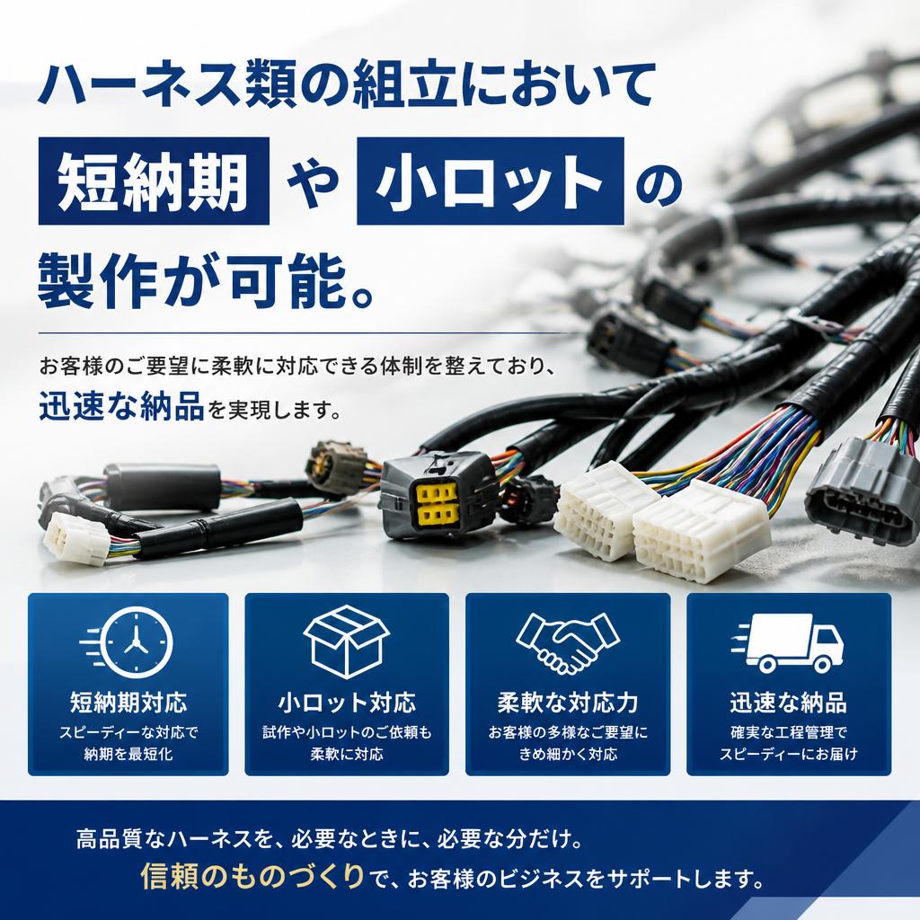 短納期・小ロット対応の強み