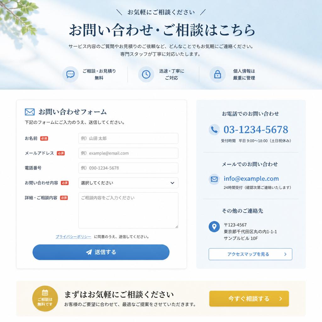 7. お問い合わせ方法