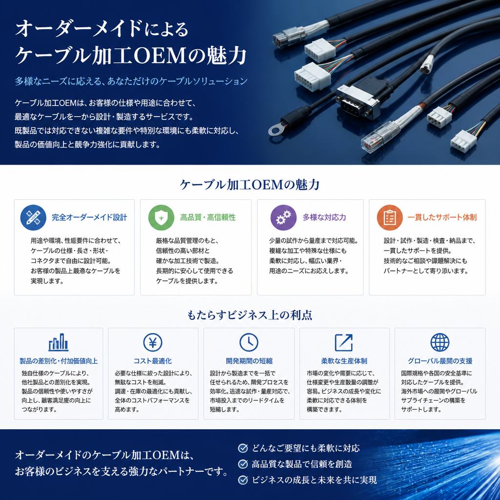 5. ケーブル加工OEMのメリット